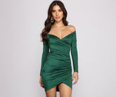 Robe courte à épaules dénudées Feelin' Luxe